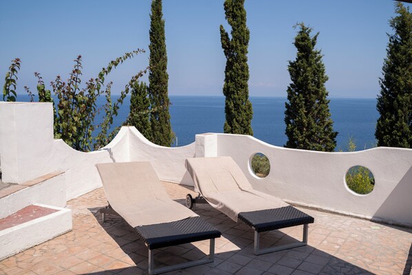 Romantisk svit - havsutsikt | Terrass/Patio