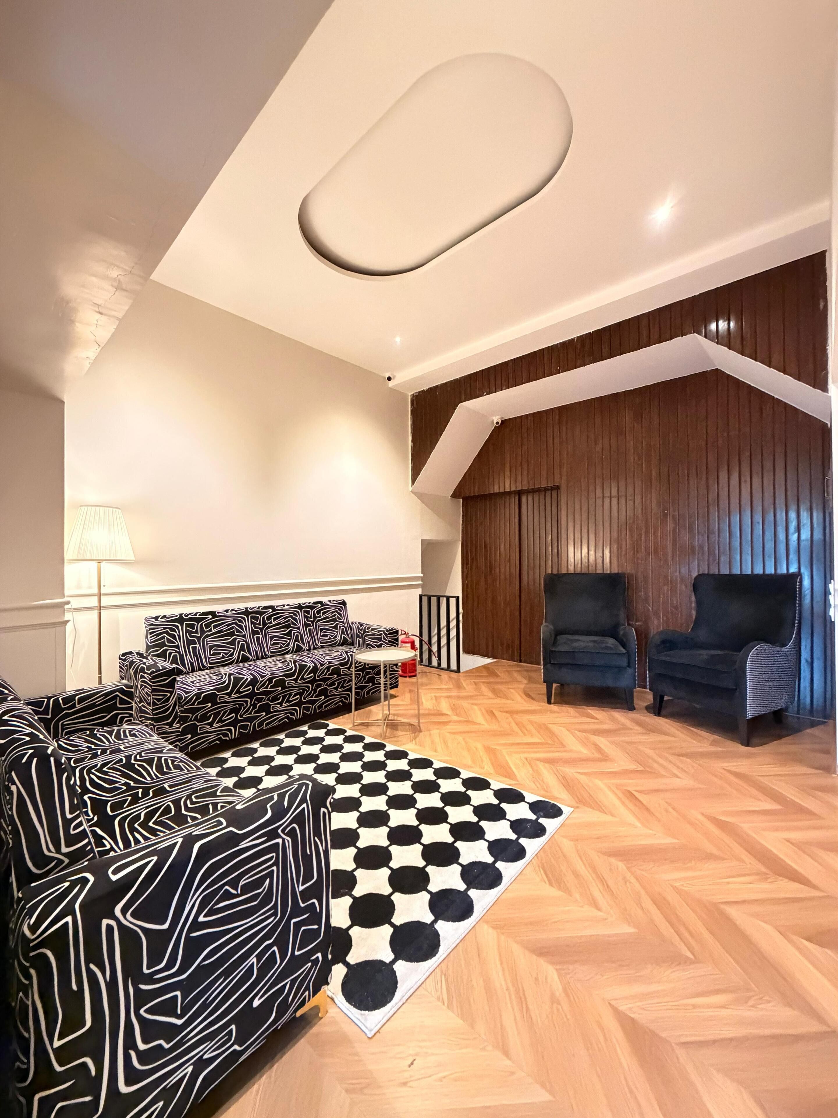 Zona de estar del vestíbulo