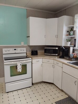 Microwave, oven, stovetop