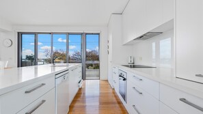 Fridge, microwave, oven, stovetop - Grandview on Bayview (Inverloch)