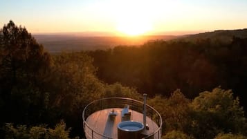 Vue depuis l’hébergement