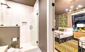 Shower, hair dryer