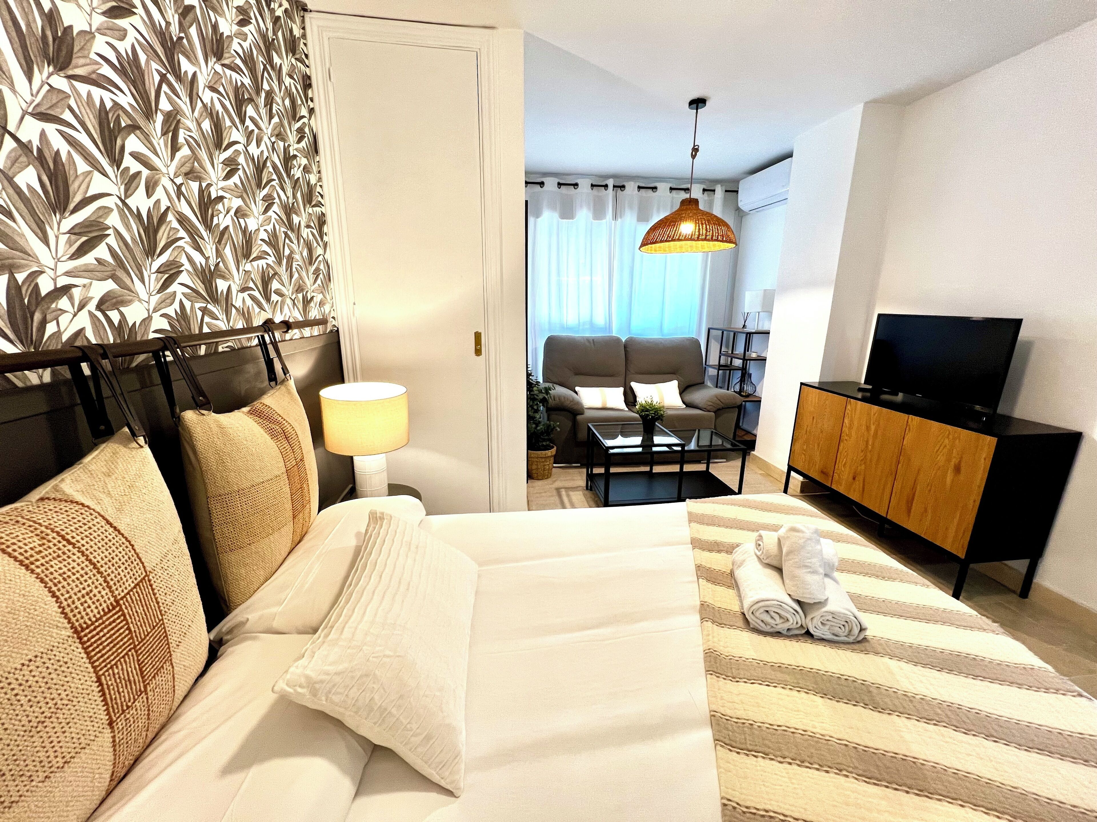 Apartemen Klasik, 1 Tempat Tidur Queen | Ruang kerja ramah laptop dan Wi-Fi gratis