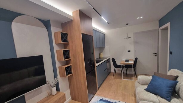 Living room - Lake and Downtown Due Passi (Tirana)