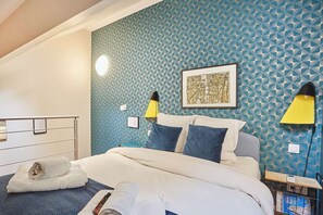 2 bedrooms, iron/ironing board, travel crib, WiFi