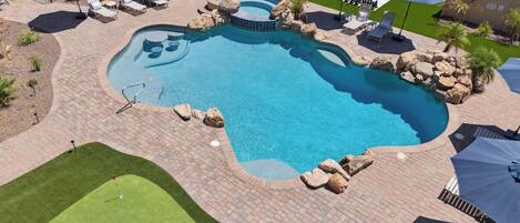 Una piscina climatizada