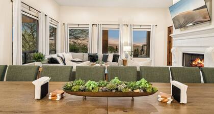 Scottsdale Rose Sleeps 40 Pool Pickleball Rooftop