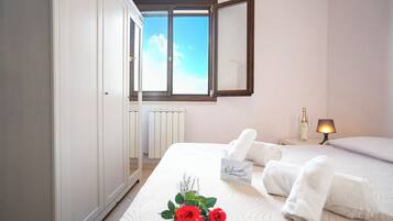 1 quarto, roupa de cama