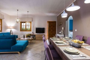 Dining - 6BR Two-Villa Estate • Pool & Kids Section (Crete)