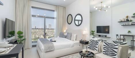 Bureau, fer et planche à repasser, Wi-Fi