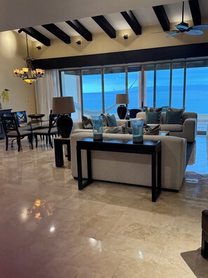 Smart TV - 3-Bedroom Ocean View Penthouse at Garza Blanca 5-Star Resort April 30 to May 9 (Puerto Vallarta)