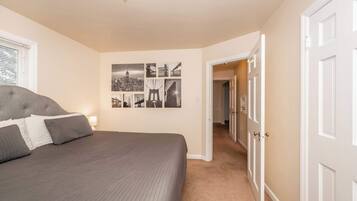 4 chambres, fer et planche Ă repasser, Wi-Fi, draps fournis