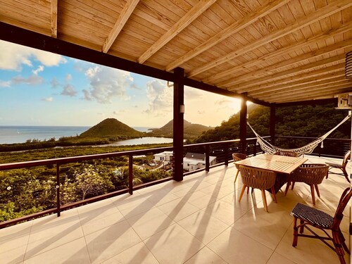 Sunset Sol–Breathtaking Ocean Views near Hermitage Bay and Jolly Harbour Antigua