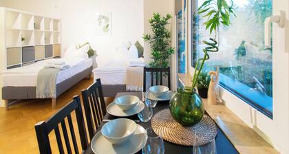 Cozy apartment with kitchen + balcony