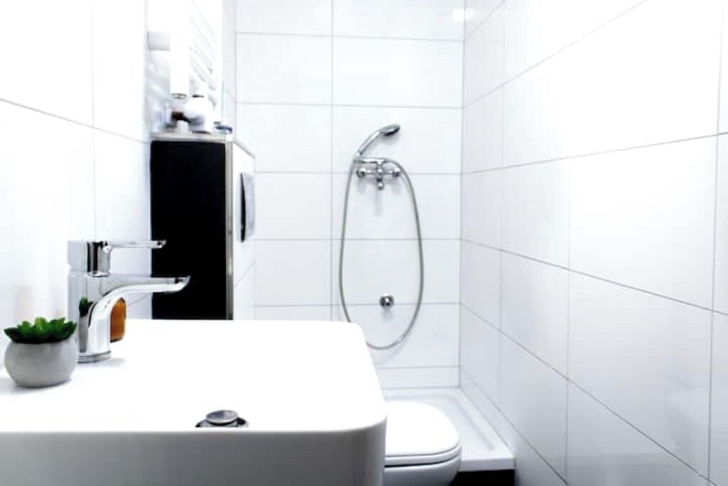 Dusche, Haartrockner, Seife