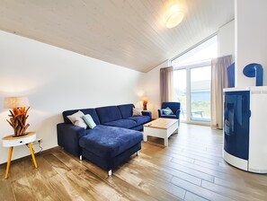 House | Living room - Ferienhaus mit Sauna im Mirow (Mirow)