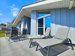 House | Outdoor dining - Ferienhaus mit Sauna im Ferienpark Mirow (Mirow)