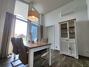 Living room - Ferienhaus mit Sauna im Mirow (Mirow)