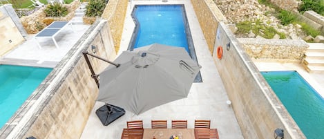 Family Villa, Multiple Bedrooms (Solaris Gozitan Villa With Pool) | Pool