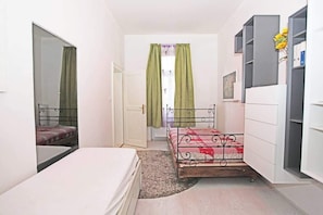 2 bedrooms, iron/ironing board, travel crib, WiFi