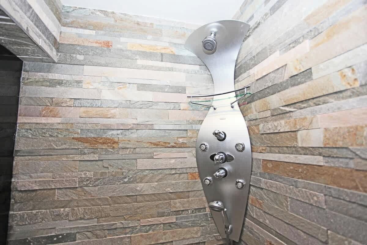 Shower, hair dryer