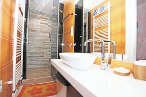 Shower, hair dryer