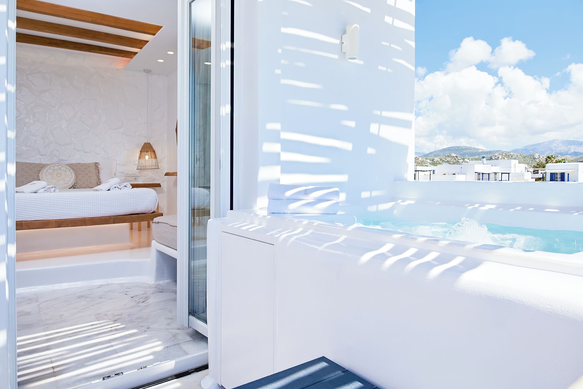 Superior Triple Room, Sea View | Teres/patio