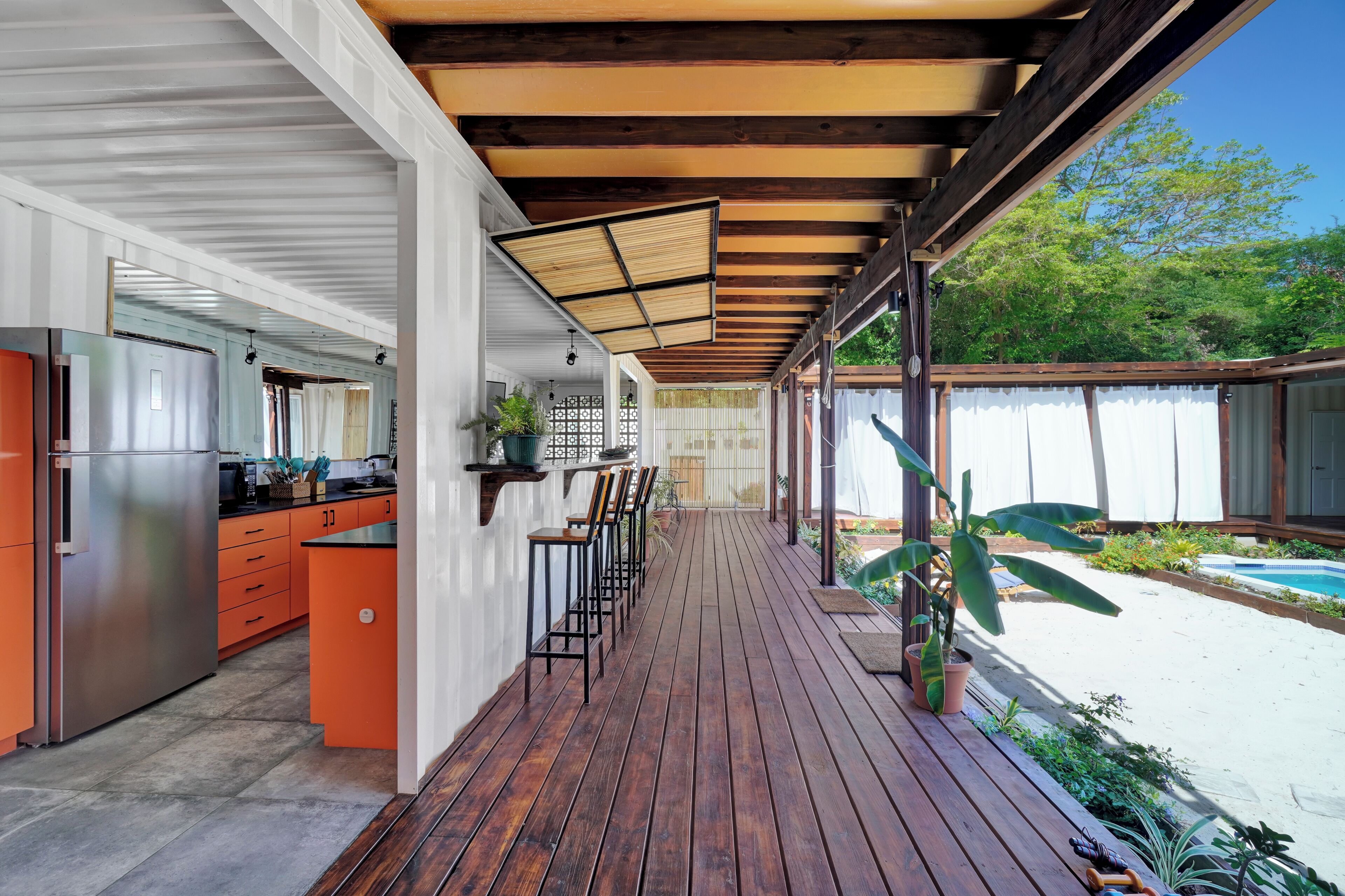 Àrea exterior de l'allotjament