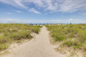 On the beach