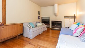Fernseher, Kamin