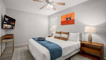 1 bedroom, desk, iron/ironing board, WiFi