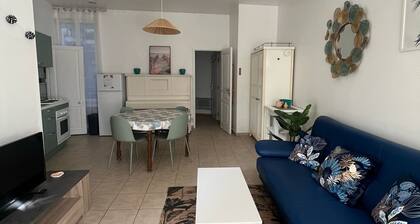 VAN GOGH appartement F2 en rez de jardin Ă 200mĂštres des thermes