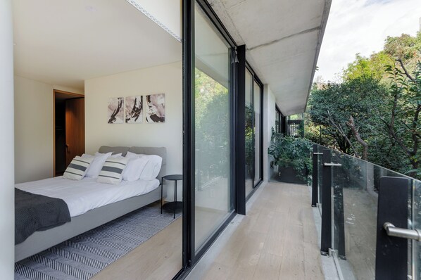 Apartment, Balcony, City View | Balcony - Saltillo 85 (Mexico City)