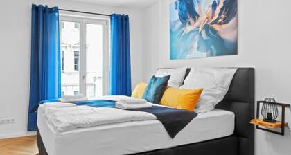 Luxus im Zentrum für 6 Pers.! 3 Zi., Balkon, WLAN