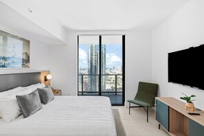 2 slaapkamers, een strijkplank/strijkijzer, wifi, beddengoed