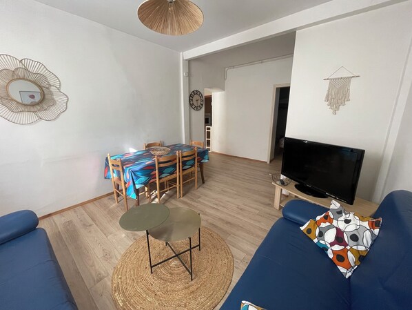 Living area - RENOIR F3 ground floor apartment 200 metres from the spa (Lamalou-les-Bains)