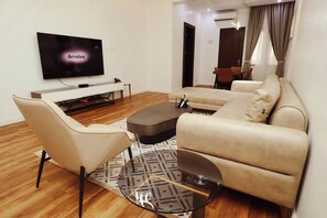 Business Apartment, Balcony, City View | Living area - Homeaway Apartment  (Abuja)