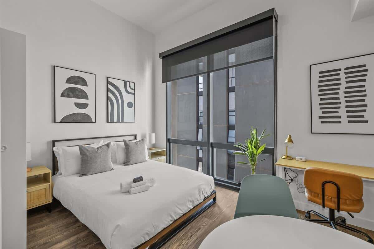 1 chambre, fer et planche à repasser, Wi-Fi, literie fournie