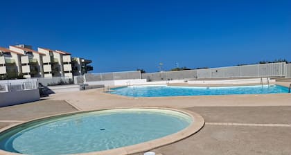 Les Goélettes - Vue mer et montagne, plage à 100m