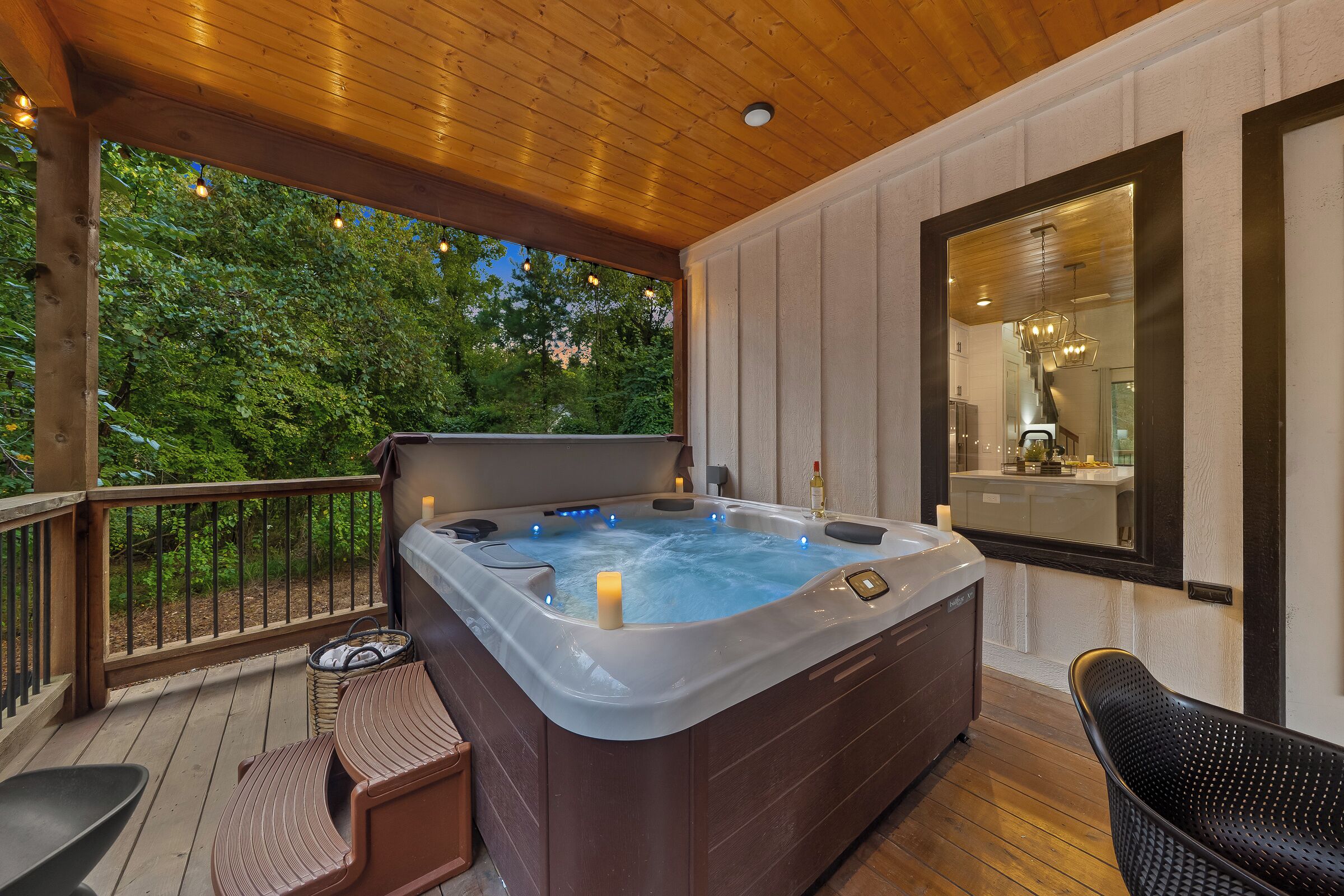 Bain à remous extérieur