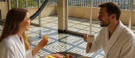 Petit déjeuner continental compris tous les jours