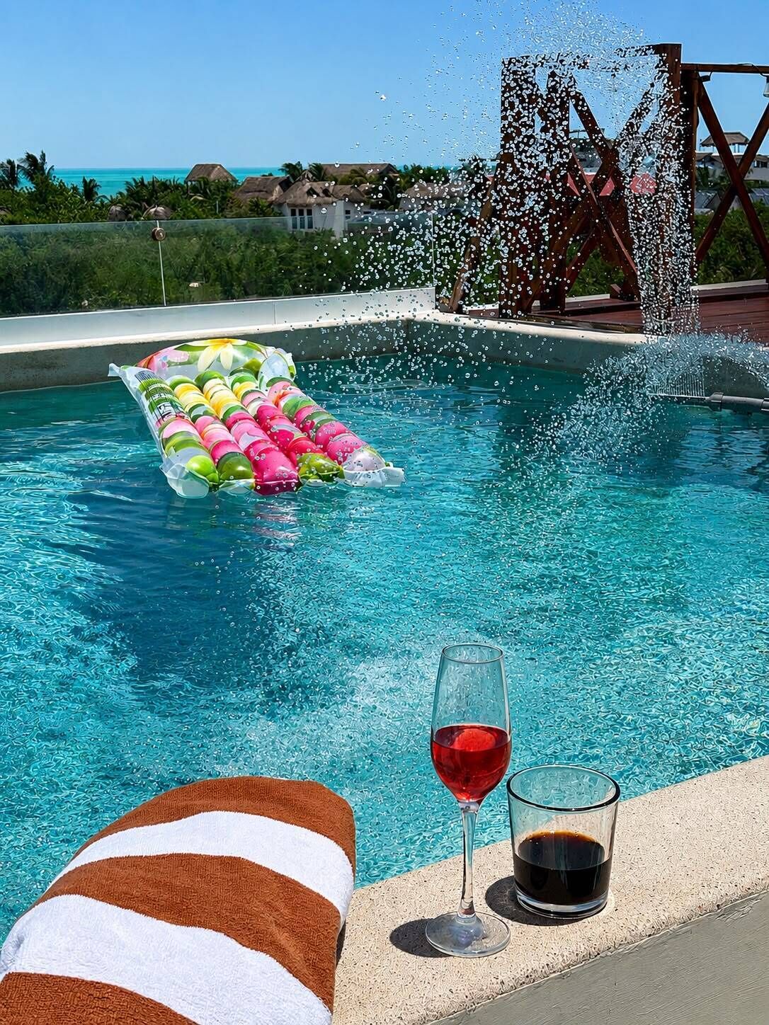 Outdoor pool, open 8:30 AM to 8:00 PM, sun loungers