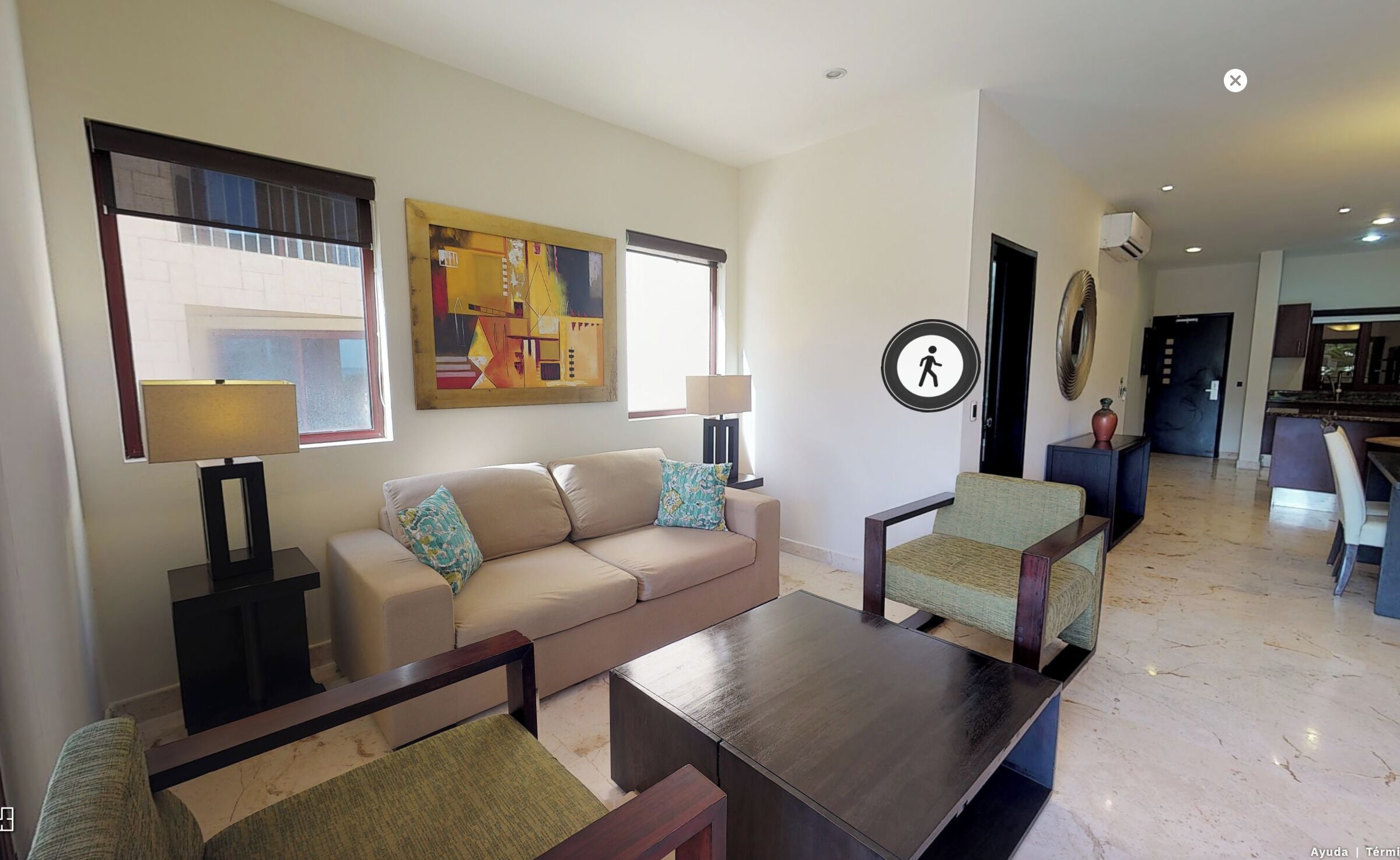 豪華公寓, 海景 | 客廳 | 電視