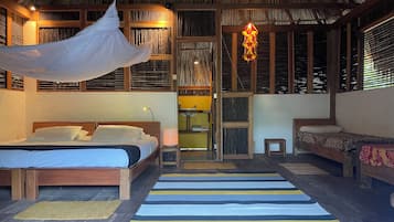 1 habitación y ropa de cama