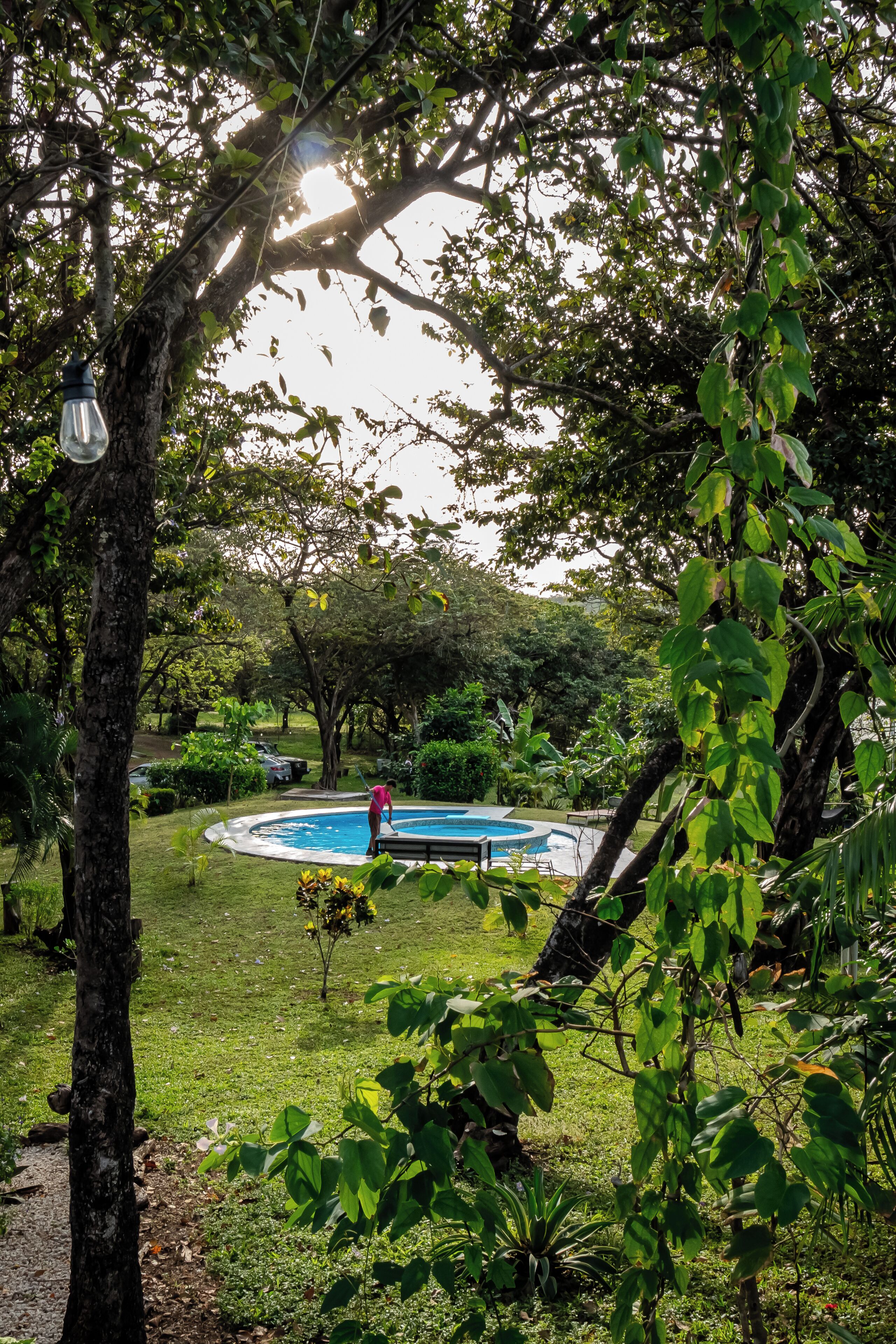 Alberca al aire libre 