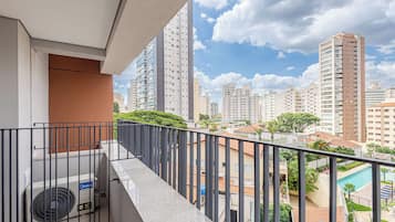 Studio Supérieur, balcon, vue ville | Vue depuis le balcon
