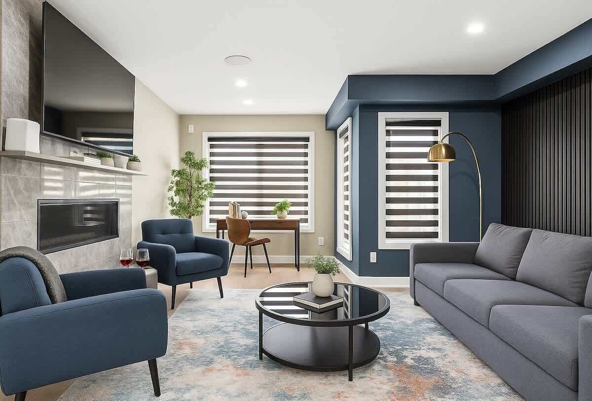 Smart TV, fireplace, offices