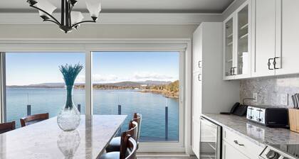 Coastal View Sunset at SookePoint Cottages