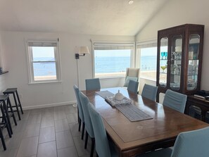 Dining - Wake up to spectacular sunrises and the sound of waves at this great beach house (Marshfield)