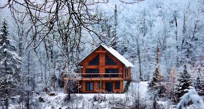 An enchanting wooden chalet for a relaxing stay in the heart of nature.